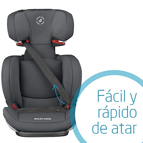 Maxi-Cosi RodiFix AirProtect Silla coche grupo 2/3 isofix, 15 - 36 kg, silla auto reclinable, crece con el niño 3.5 - 12 años, color authentic graphite