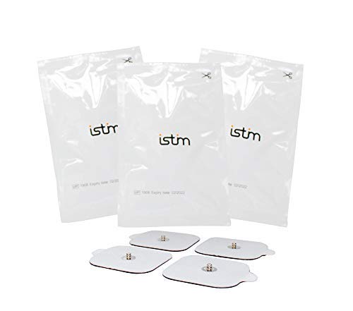 MED-FIT 5cmx5cm Flexi iSTIM 40 x 3.5mm Stud (tipo snap/boton) TENS Almohadillas autoadhesivas encajan con BEURER, SANITAS y VIRTUALMENTE todas las Maquinas de masaje TENS en Amazon.