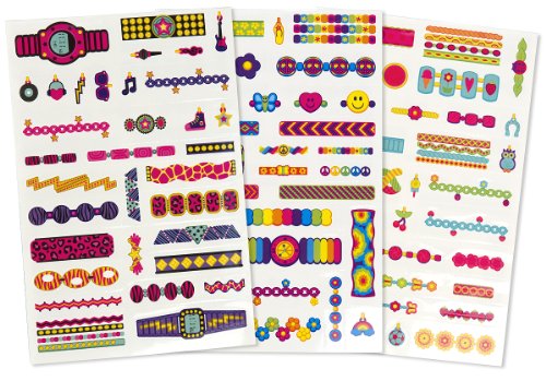 Melissa & Doug - Tatuajes temporales con Joyas, Juego Creativo (12194)