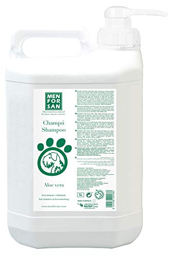 MENFORSAN Champú Aloe Vera Perros - 5 Litros,