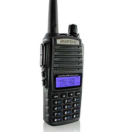 Mengshen Walkie Talkie UV-82 Two Way Radio Tiene Capacidad Más Potente Que Otros Dual-Band 136-174/400-520 MHz FM Ham Radio Transceptor Interphone Rango Largo + Dual PTT Auricular, BF UV 82