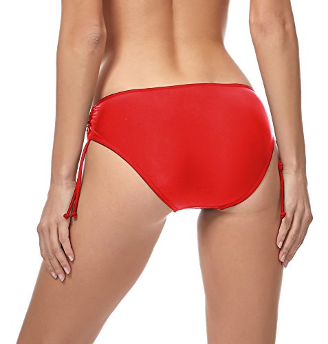 Merry Style Bragas Braguitas de Bikini Parte de Abajo Bikini Trajes de Baño Mujer MSVR2 (Rojo (4186), 38)