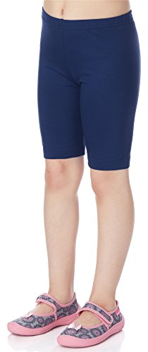 Merry Style Leggins Mallas Pantalones Cortos Ropa Deportiva Niña MS10-132 (Azul Marino, 116 cm)