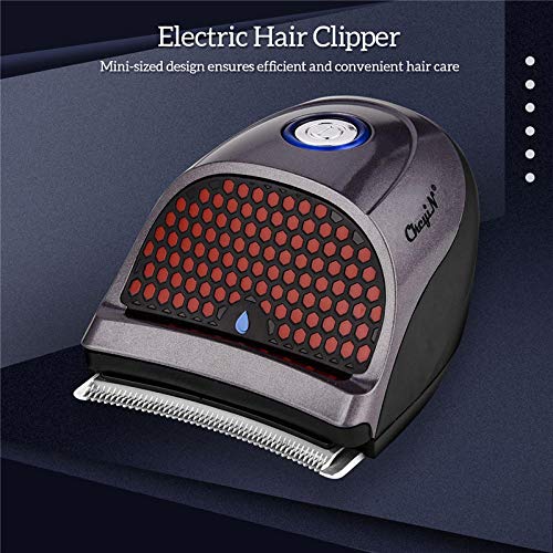 Mini cortadora de pelo portátil, cortadora ancha para hombres, máquina de afeitar eléctrica inalámbrica de corte rápido, máquina recargable de alta velocidad, barbero