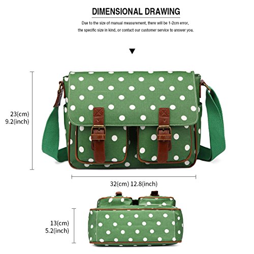 Miss Lulu Mochilas, M, Dot Green