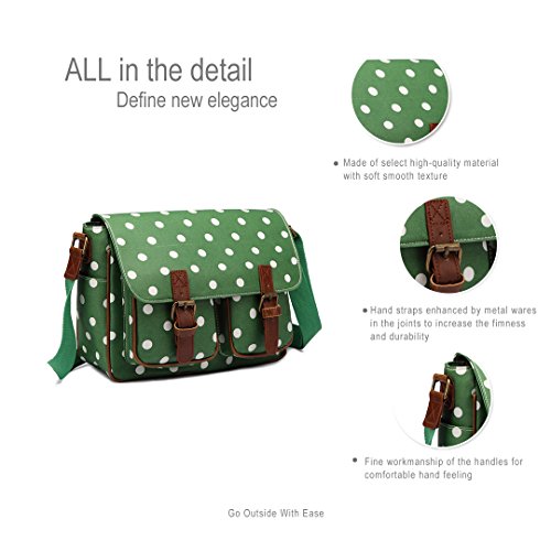 Miss Lulu Mochilas, M, Dot Green