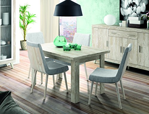 Mobelcenter - Mesa Extensible Comedor Logan - Vintage - 140 x 90-240 cm (0766)