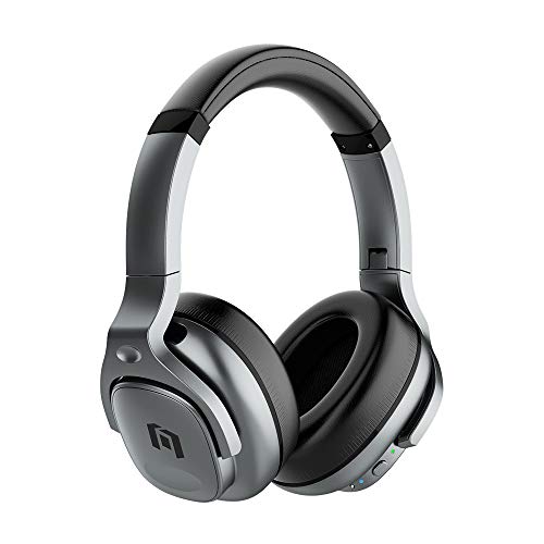 Mobvoi M700 Auriculares híbridos Activos con cancelación de Ruido, Auriculares inalámbricos Bluetooth con micrófono, Tiempo de reproducción 30H, Auriculares Suaves para Viajar, hogar