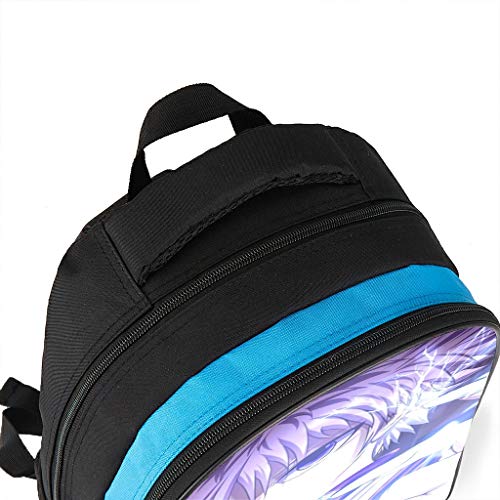 Mochila escolar unisex Hunter x Hunter Anime con dibujos animados, mochila escolar ligera con compartimento para portátil