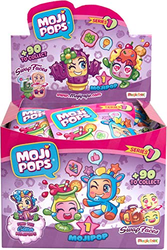 MOJIPOPS - Display de 24 figuras coleccionables MojiPops , color/modelo surtido