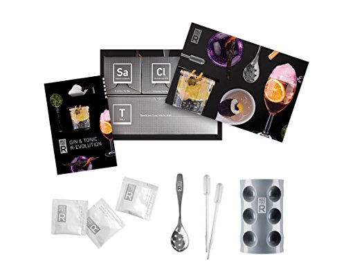 Molecule-R - Kit de mixología molecular para gintonic + jeringuilla culinaria GRATIS - GIN & COCKTAIL R-EVOLUTION