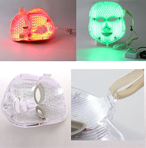 Monlida LED 7 color para la terapia para el rejuvenecimiento saludable de la piel, antienvejecimiento, arrugas, colágeno, blanqueo de rejuvenecimiento de cicatrices