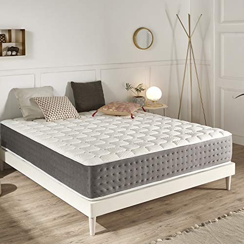 Moonia - Colchón Viscoelástico 90X190CM - Colchón Cama 90 - Colchón de Alta Durabilidad - Colchón Antiacaros - Grosor +/- 30 cm - Modelo Triumph Multizone