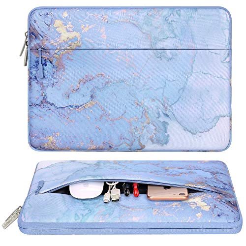 MOSISO Funda Protectora Compatible con 2019 MacBook Pro 16 Pulgadas A2141/15-15.4 Pulgadas MacBook Pro Retina 2012-2015/Ordenador,Poliéster Bolsa Blanda Mármol Horizontal de Acuarela Caja Cubierta