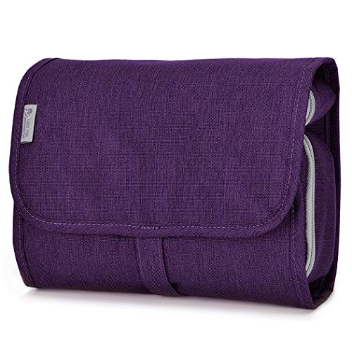 MOUNTAINTOP Neceser Bolsa de Aseo Maquillaje Organizador Bolso Cosmético Hlmacenamiento Paquete baño con el Gancho Colgante para Vacaciones y Viaje