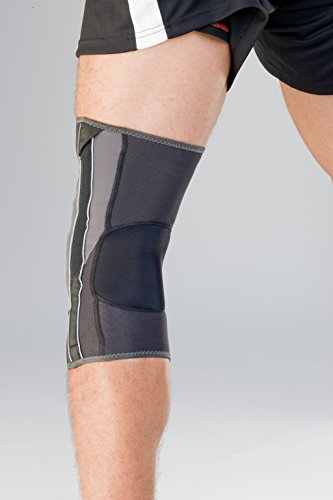 Mueller HG 80 - Rodillera acolchada para deporte (estabilizador en la rodilla de la flexión)