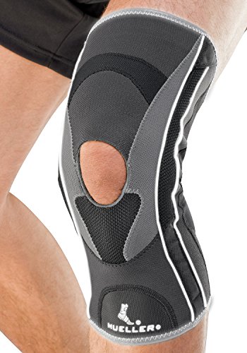 Mueller HG 80 - Rodillera acolchada para deporte (estabilizador en la rodilla de la flexión)