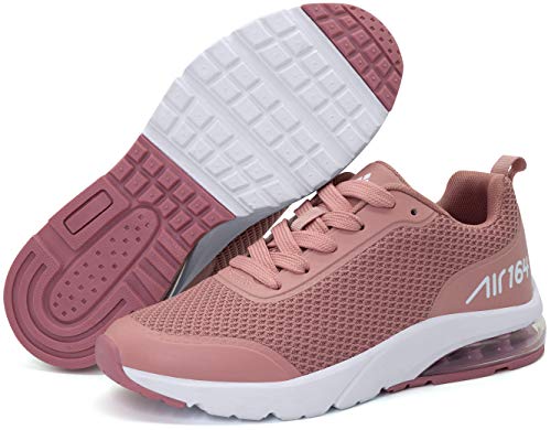 Mujer Aire Zapatillas de Correr Transpirables Ligero Deporte Zapatos Deportivos de Trekking Rosado 40 EU