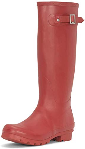 Mujer Original Alto Llanura Nieve A Prueba Agua Invierno Botas De Goma - DRE37 - ABL0029