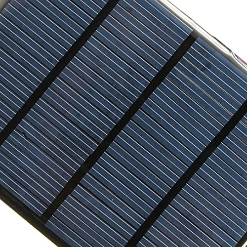 MYAMIA 12V 1.5 W Mini Panel Solar Pequeño Módulo De Células De Epoxy Cargador con Alambre De Soldadura 1M