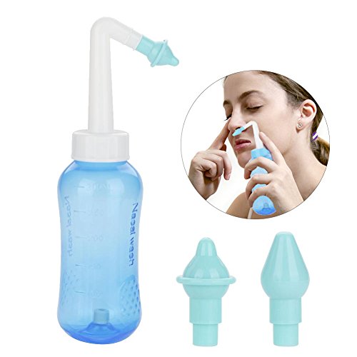 Nasal Rinser Filfeel Limpiador de Lavado Nariz Botella Riego Cuidado para Adultos y Niños Tratamiento