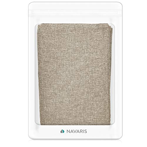 Navaris Rascador para Gatos - Protector contra arañazos de Gato y Perro - Afilador de uñas de sisal para Mascotas de 130 x 45CM en marrón