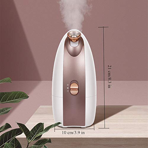 NBLL Equipo de SPA Facial con Vapor de Sudor frío y Caliente, máquina de vaporización de Iones hidratantes personales, Cuidado de la Piel, Adecuado para SPA de Sauna Facial en casa, poros limpios