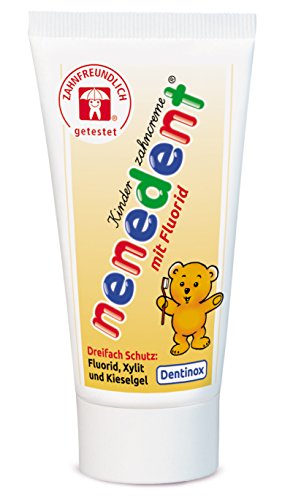 Nenedent Pasta de dientes para niños, Envase de 3 (3 x 50 ml)