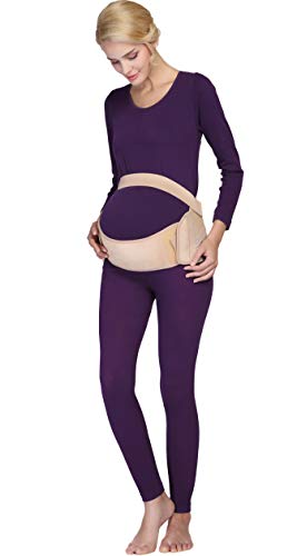 NEOtech Care Faja de Embarazo - Cinturón de Maternidad - premamá Banda para Abdomen/Cintura/Espalda, Apoyo para el Vientre - Marca (Negro, XL)