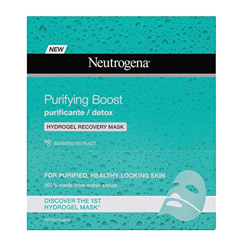 Neutrogena Hydroboost, Máscara de Hidrogel Purificante - 12 Unidades