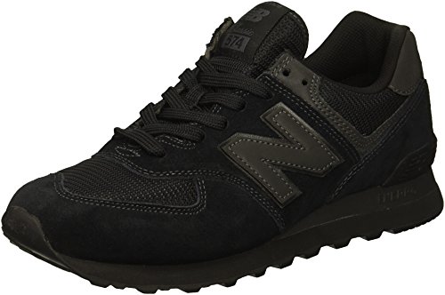 New Balance Hombre 574v2-core Trainers Zapatillas, Negro (Triple Black), 44.5 EU