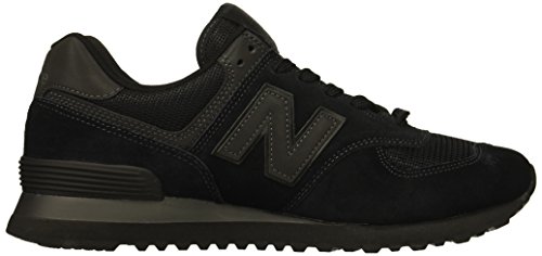 New Balance Hombre 574v2-core Trainers Zapatillas, Negro (Triple Black), 46.5 EU