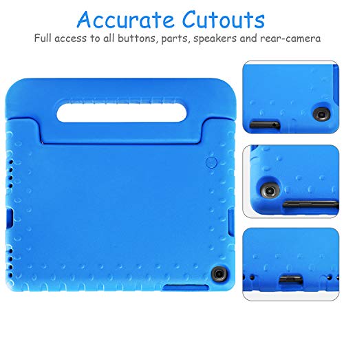 NEWSTYLE Funda para Samsung Galaxy Tab A 10.1 2019,Ligero y Super Protective Funda diseñar Especialmente para los niños para Galaxy Tab A 10.1 2019 SM-T510/ T515 (Azul)