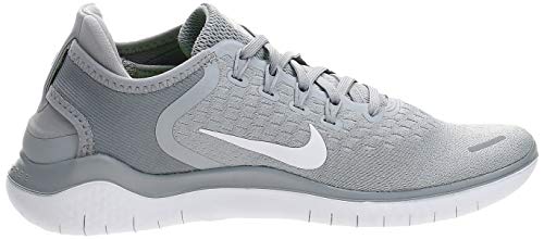 Nike Free Rn 2018, Zapatillas de Running para Mujer, Gris (Wolf Grey/White/White/Volt 003), 36 EU