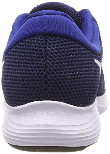 Nike Revolution 4, Zapatillas de Running para Hombre, Midnight Navy/White-Deep Royal Blue-Black, 42 EU