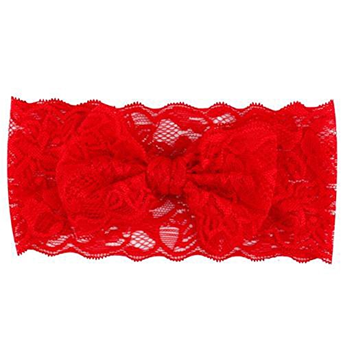 Niña de diademas, Flyfish 7-Pack Encantador Girls Lace Bowknot de La Flor Hairband de La Venda Headwear Tiara Hair Band Accesorios Para el Cabello