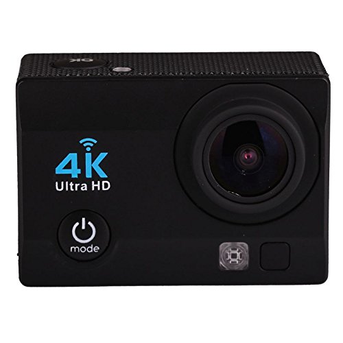 NK NK-AC3061 - Cámara Deportiva Subacuática 4K (Ultra-Alta Definición) HD 16MP, WiFi, Carcasa Impermeable 30M, 170º Gran Angular, Sensor Ultra-Avanzado Toshiba, 900mAh, HDMI USB, Negro