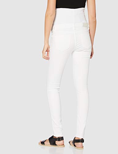 Noppies Pants OTB Skinny Romy Vaqueros Premama, Blanco (Ever Day White P150), W30/L32 (Talla del Fabricante: 30) para Mujer