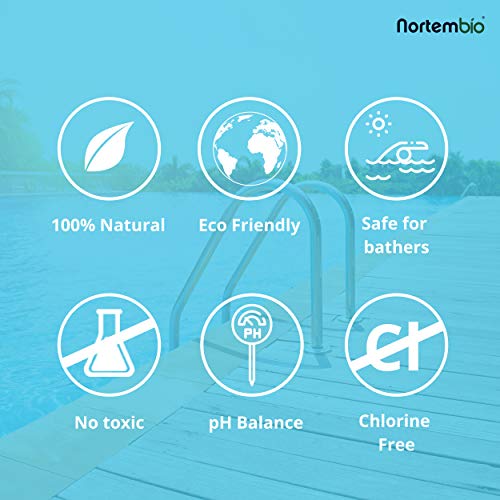 Nortembio Pool pH+ Plus 6,5 Kg, Elevador Natural pH+ para Piscina y SPA. Mejora la Calidad del Agua, Regulador pH, Beneficioso para la Salud.