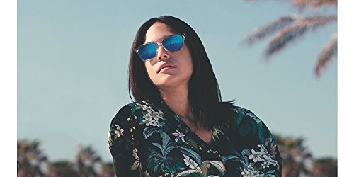 Northweek Regular Seabright - Gafas de Sol para Hombre y Mujer, Polarizadas, Translúcido/Azul