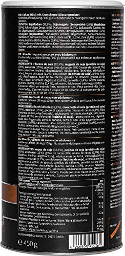 nu3 Fit Protein Muesli - Avena con proteína sabor Cacao Crunch - 450 g de muesli proteico con bayas, almendras, guaraná y matcha - 36% de proteínas y solo 4% de azúcar – Ideal en dietas sin gluten