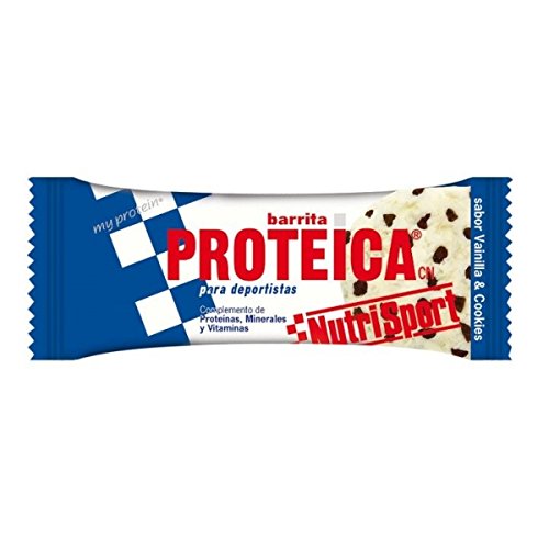 Nutrisport Barrita Proteica 24 x 46g Vainilla y Cookies