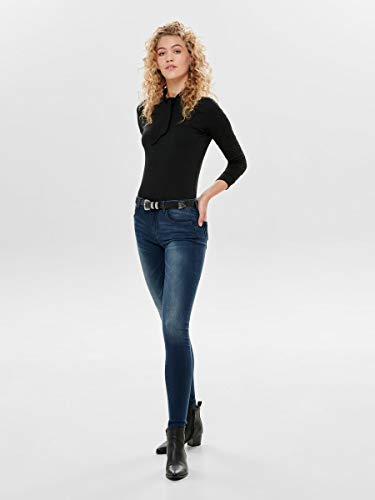 Only onlCARMEN REG SK DNM Jeans CRY1602 Noos Vaqueros Skinny, Azul (Dark Blue Denim), W31/L30 para Mujer