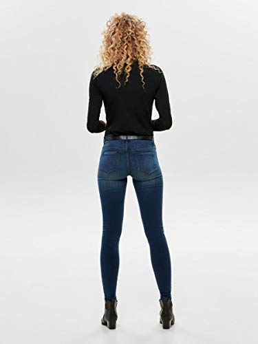 Only onlCARMEN REG SK DNM Jeans CRY1602 Noos Vaqueros Skinny, Azul (Dark Blue Denim), W31/L30 para Mujer