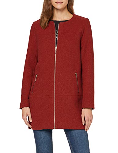 Only Onlkatharina Rianna Wool Coat CC Otw Abrigo, Rojo (Ketchup Detail: Melange), Small para Mujer