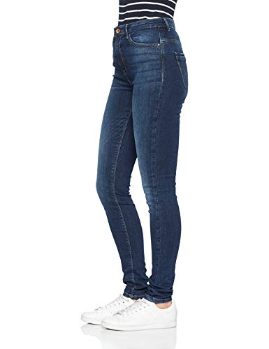 Only Onlpaola HW SK Dnm Jeans Azgz878 Noos Vaqueros Skinny, Azul (Dark Blue Denim), W25/L32 (Talla del Fabricante: X-Small) para Mujer