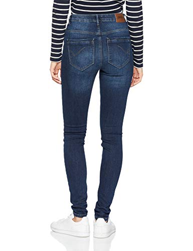 Only Onlpaola HW SK Dnm Jeans Azgz878 Noos Vaqueros Skinny, Azul (Dark Blue Denim), W25/L32 (Talla del Fabricante: X-Small) para Mujer