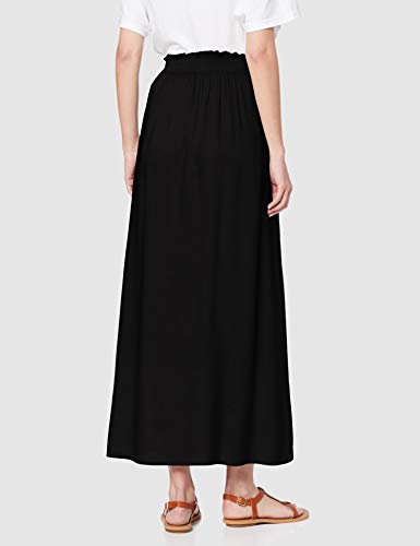 Only Onlvenedig Paperbag Long Skirt Wvn Noos Falda, Negro (Black Black), 42 (Talla del Fabricante: Large) para Mujer