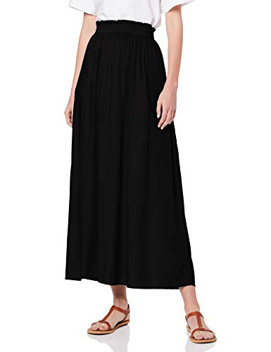 Only Onlvenedig Paperbag Long Skirt Wvn Noos Falda, Negro (Black Black), 42 (Talla del Fabricante: Large) para Mujer