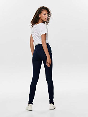 ONLY Royal High Skinny Jeans Pim101 Noos, Mujer, Azul (Dark Blue Denim), 42 /L34 (Talla del fabricante: X-Large)